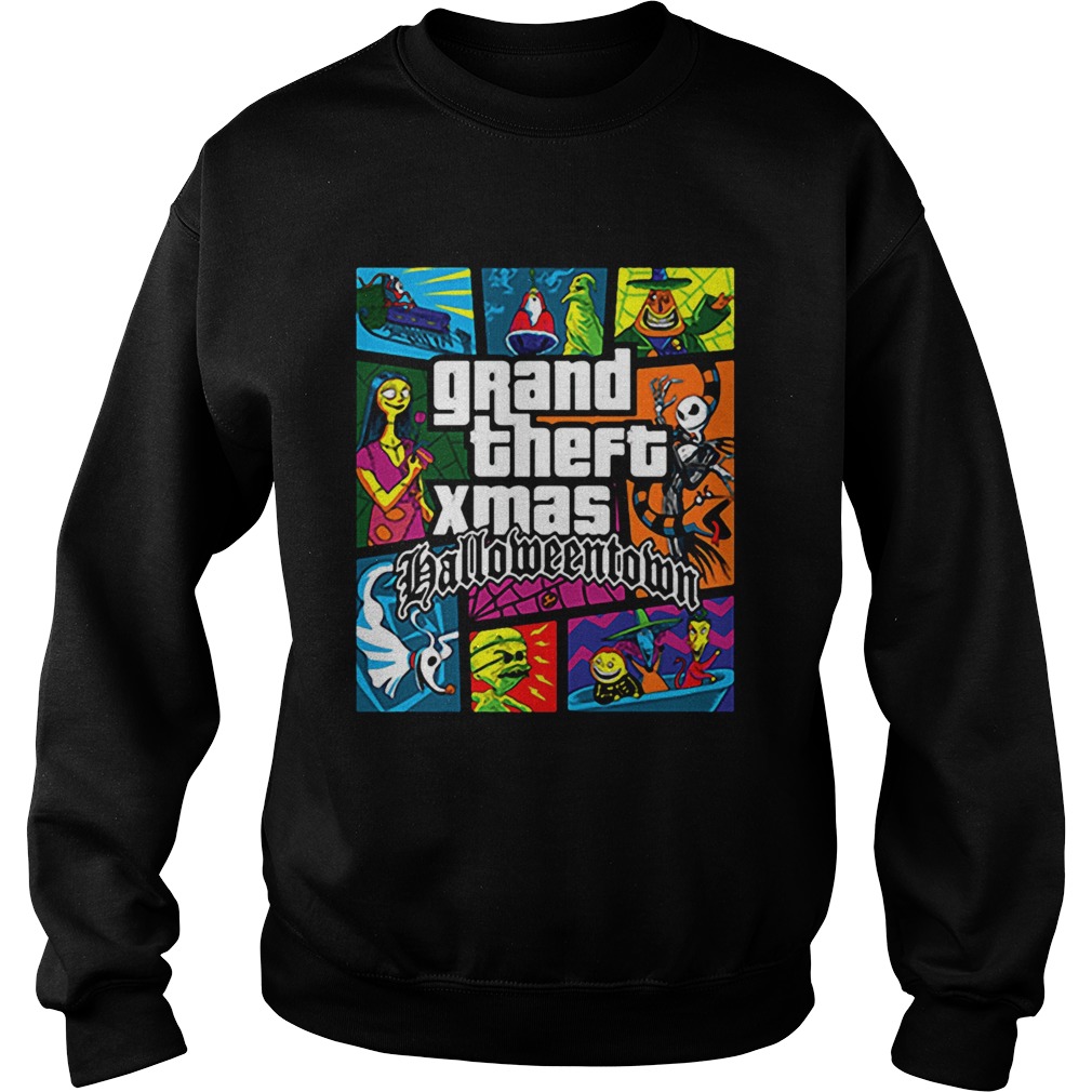 Grand Theft Xmas Halloween Town Sweatshirt