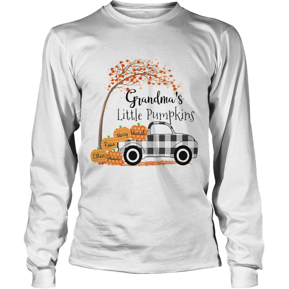 Grandmas Little Pumpkins Long Sleeve