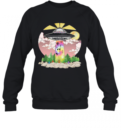 Grateful Dead Bears Weed Ufo Lights T-Shirt Unisex Sweatshirt