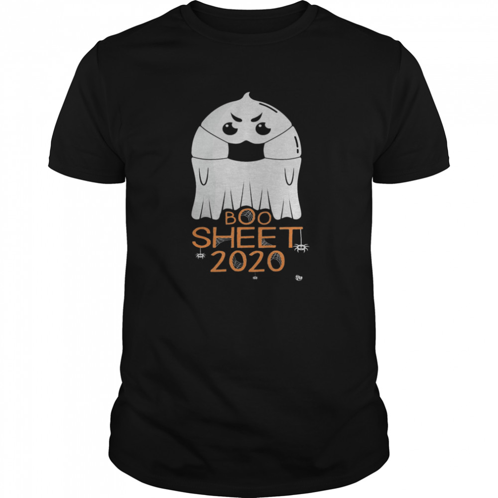 Halloween 2020 Costume Ghost With Mask 2020 Is Boo Sheet shirt