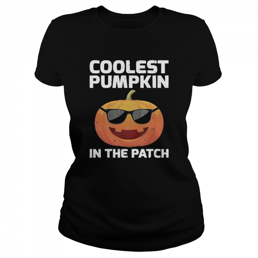 Halloween Coolest Pumpkin In The Patch Boys Girls Kids Classic Women's T-shirt