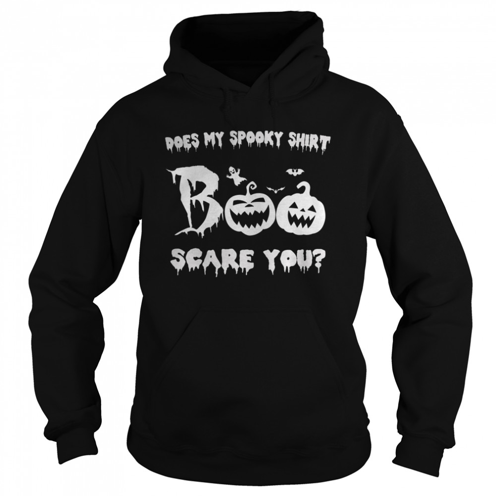 Halloween Does My Spooky Shirt Scare You Unisex Hoodie