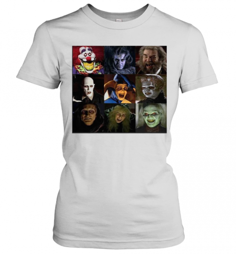 Halloween Horror Characters Face T-Shirt Classic Women's T-shirt