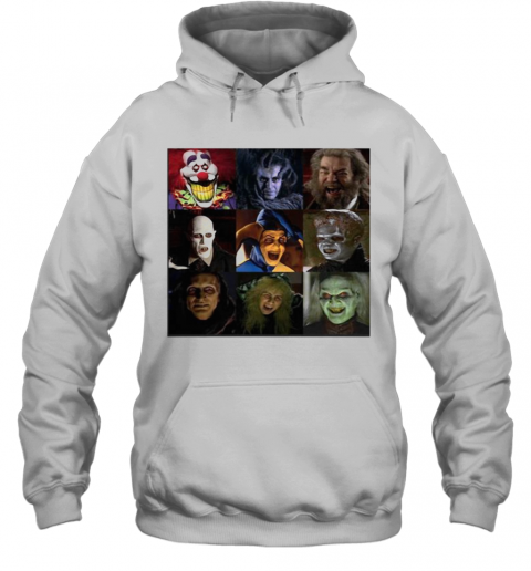 Halloween Horror Characters Face T-Shirt Unisex Hoodie