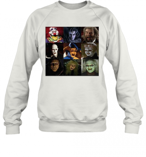 Halloween Horror Characters Face T-Shirt Unisex Sweatshirt