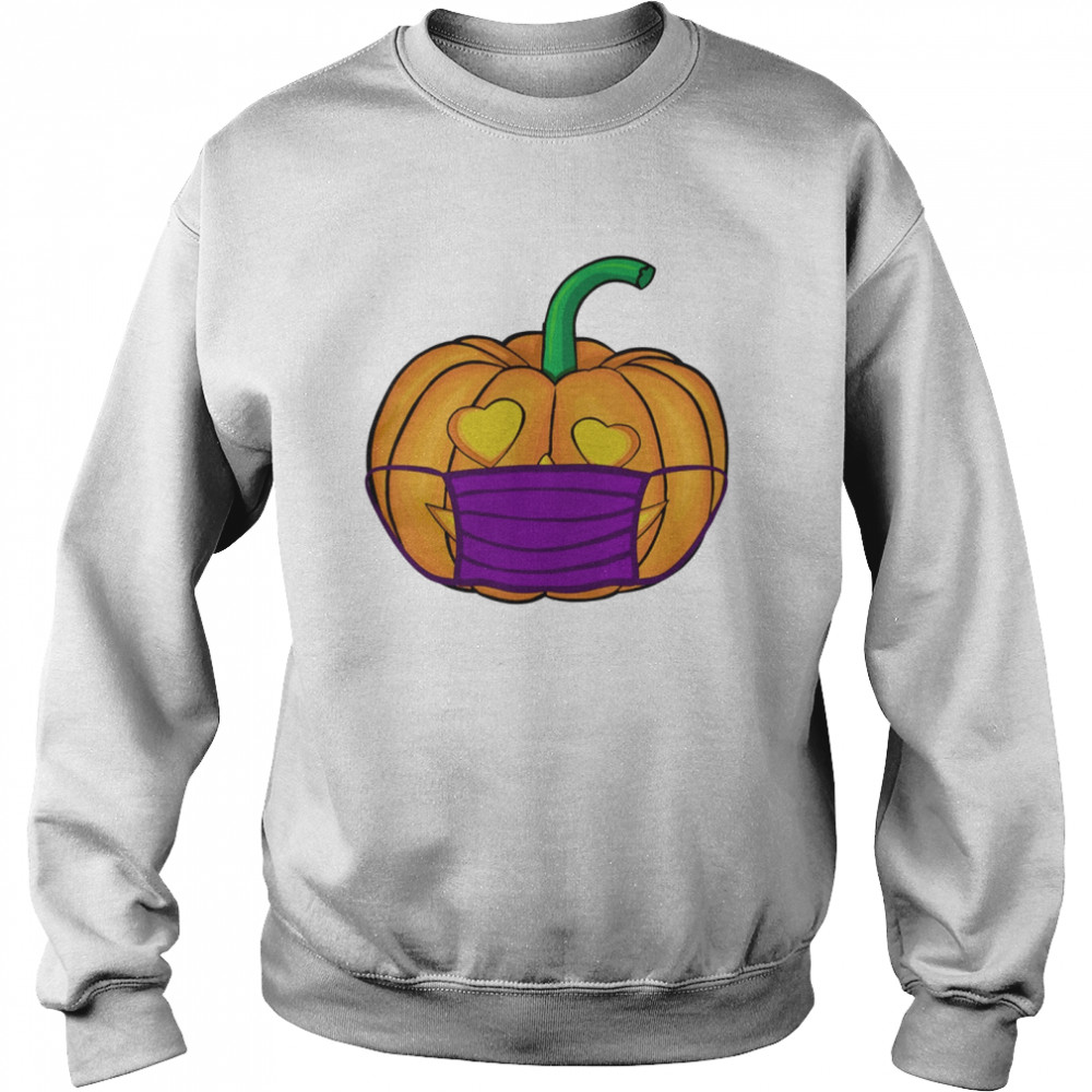 Halloween Pumpkin Mask 2020 Jack O Lantern Unisex Sweatshirt