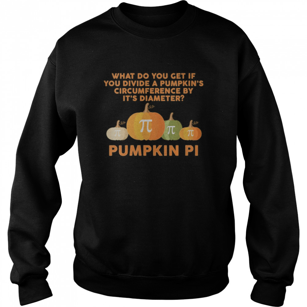 Halloween Pumpkin PI Funny Math Novelty Unisex Sweatshirt