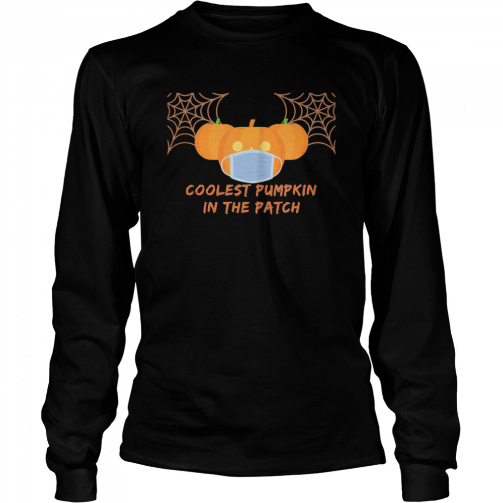 Halloween Quarantine Coolest Pumpkin In The Patch Long Sleeved T-shirt