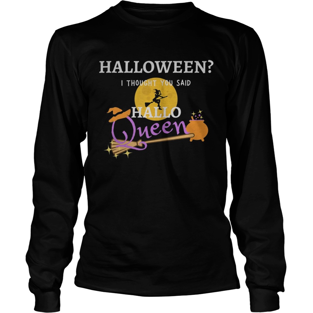 Halloween Queen Flying Witch Long Sleeve