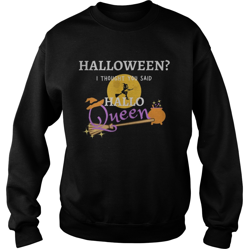Halloween Queen Flying Witch Sweatshirt