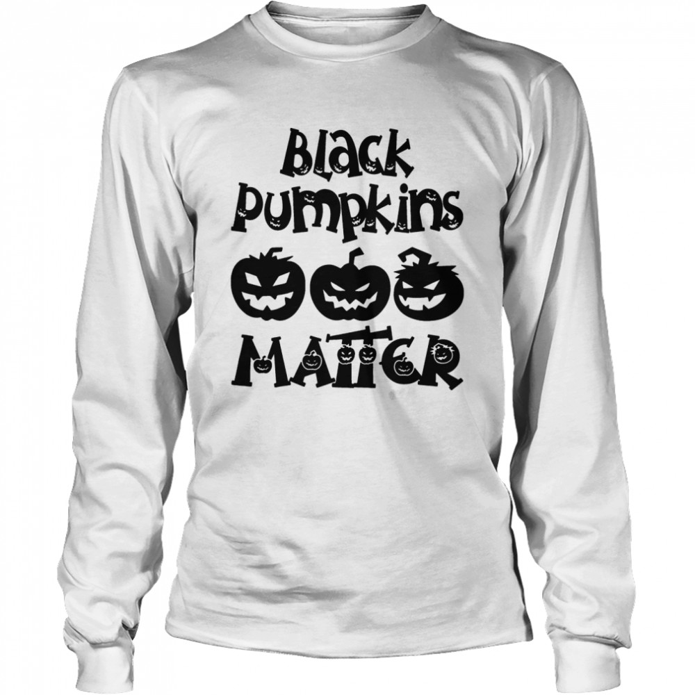 Halloween Theme Pumpkin Family Matching Gift Long Sleeved T-shirt