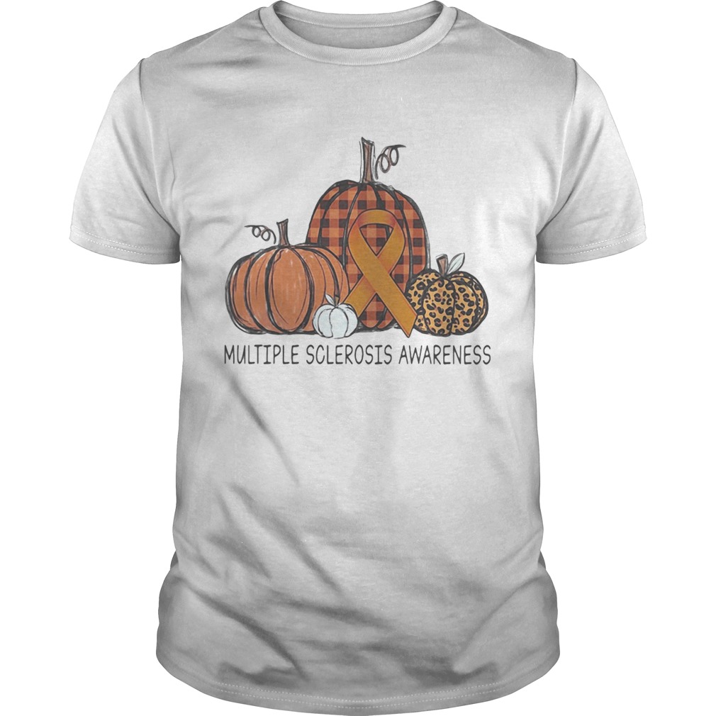 Halloween pumpkins multiple sclerosis awareness leopard Unisex