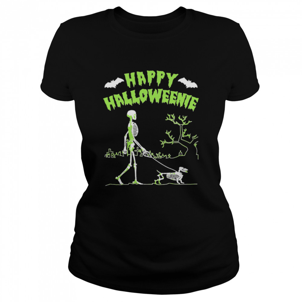 Happy Halloween Dog Personalized Classic Women's T-shirt