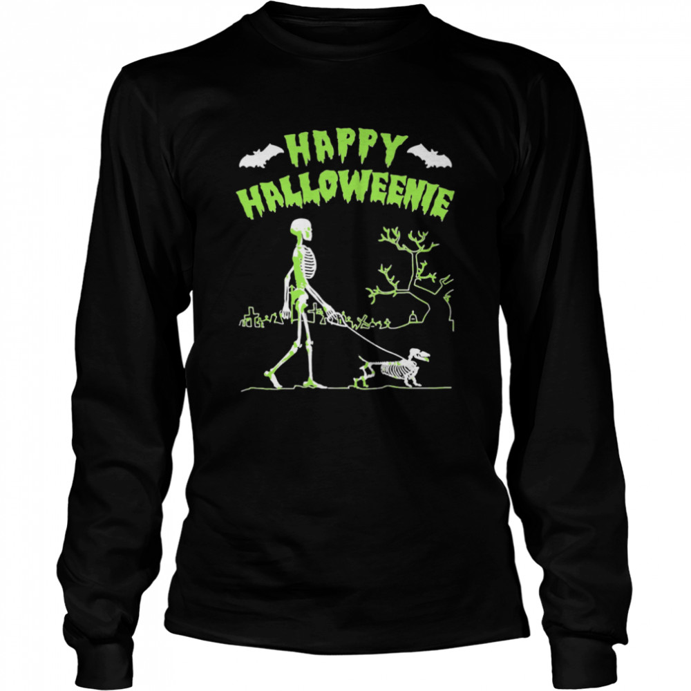 Happy Halloween Dog Personalized Long Sleeved T-shirt