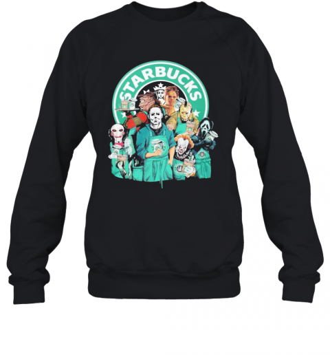 Horror Movie Character Starbucks T-Shirt Unisex Sweatshirt