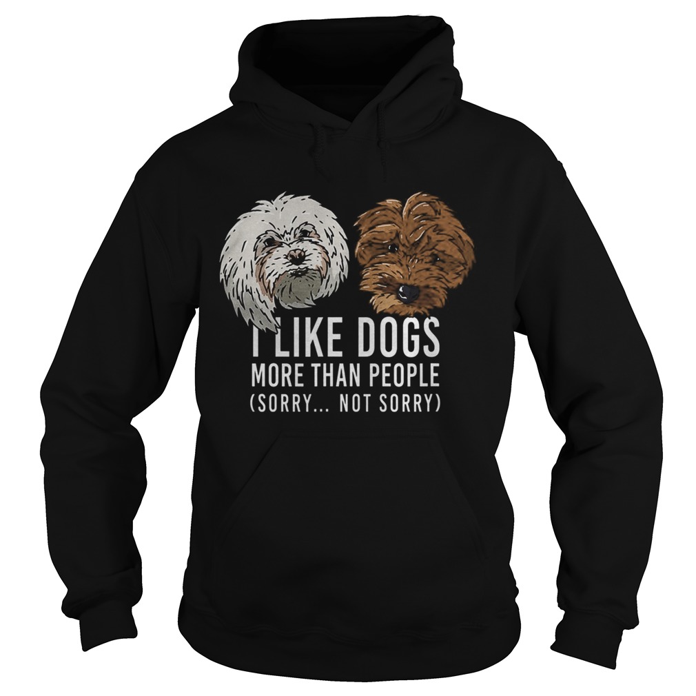 I Like Dogs More Than People Funny Dog Hoodie