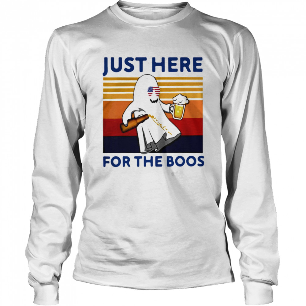 I’m just here for the boos costume Long Sleeved T-shirt
