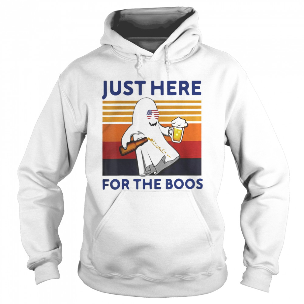 I’m just here for the boos costume Unisex Hoodie