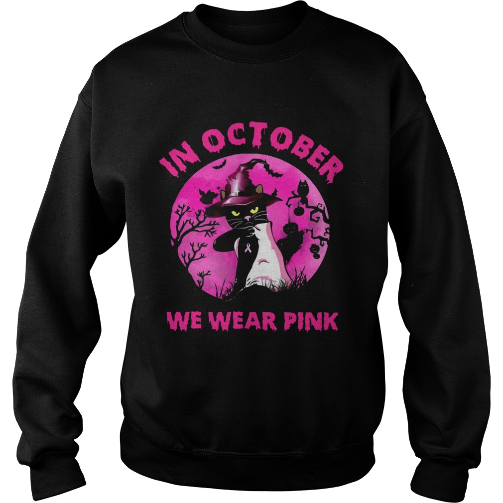 In October We Wear Pink Pumpkin Sweatshirt