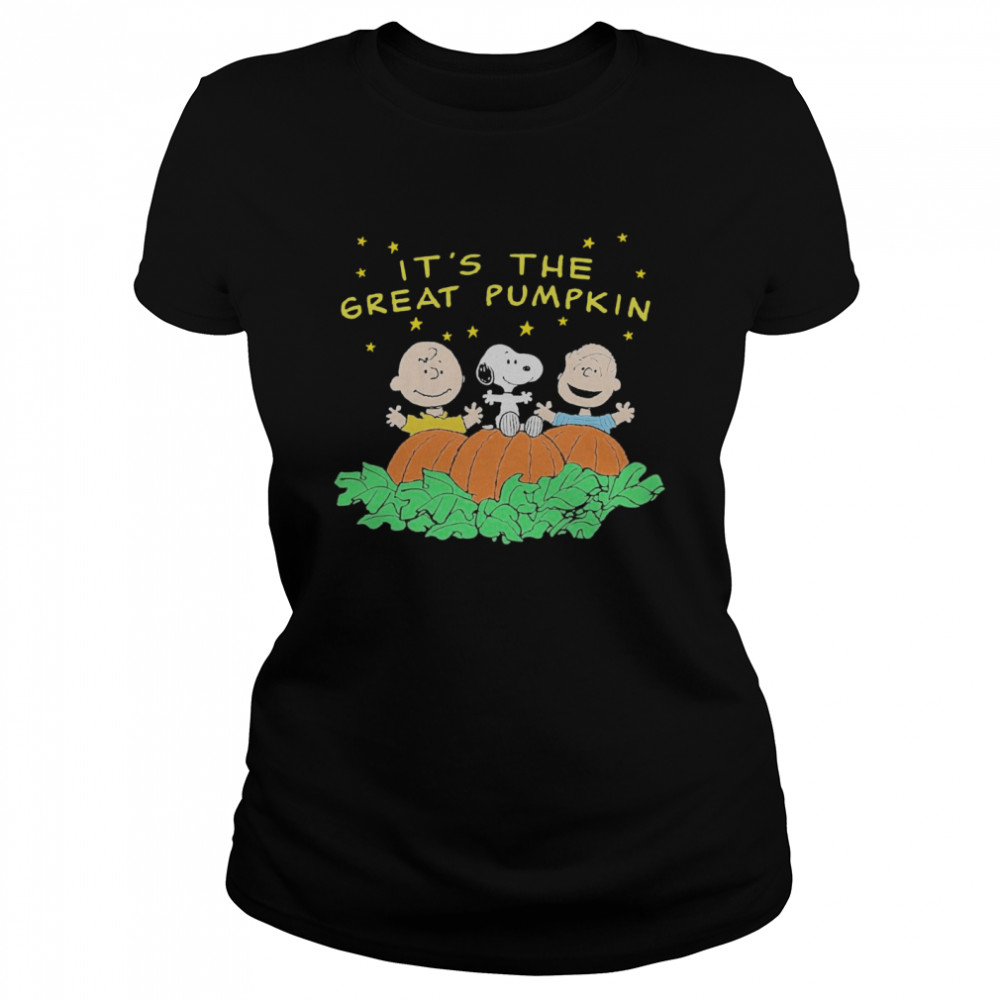 Its The Great Pumpkin Mens Black Classic Women's T-shirt