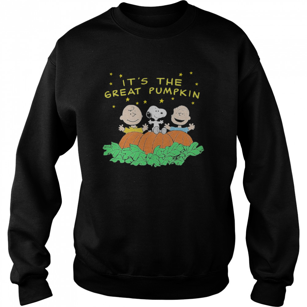 Its The Great Pumpkin Mens Black Unisex Sweatshirt