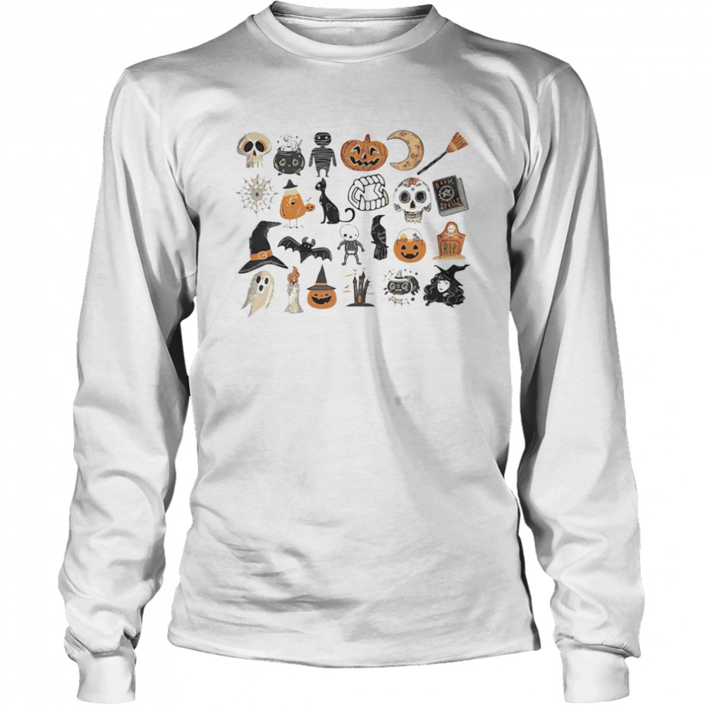 It’s The Little Things Happy Halloween Long Sleeved T-shirt