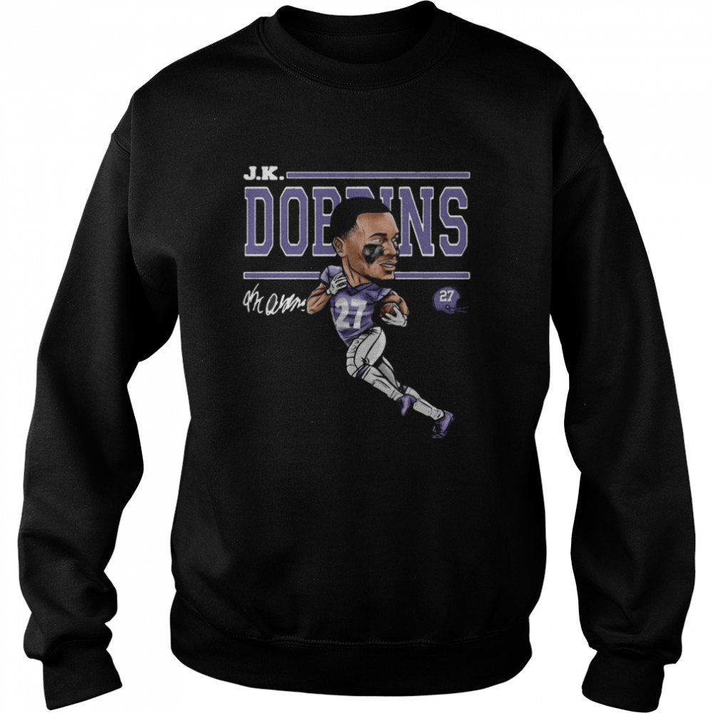 JK Dobbins Baltimore Ravens Football Unisex Sweatshirt