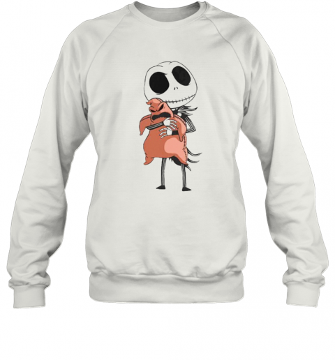 Jack Skellington Hugging Oogie Boogie T-Shirt Unisex Sweatshirt