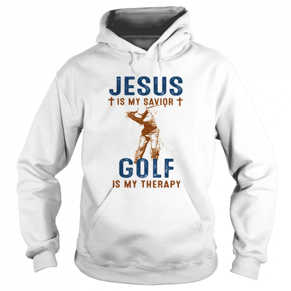 Jesus Is My Savior Gold Is My Therapy Unisex Hoodie