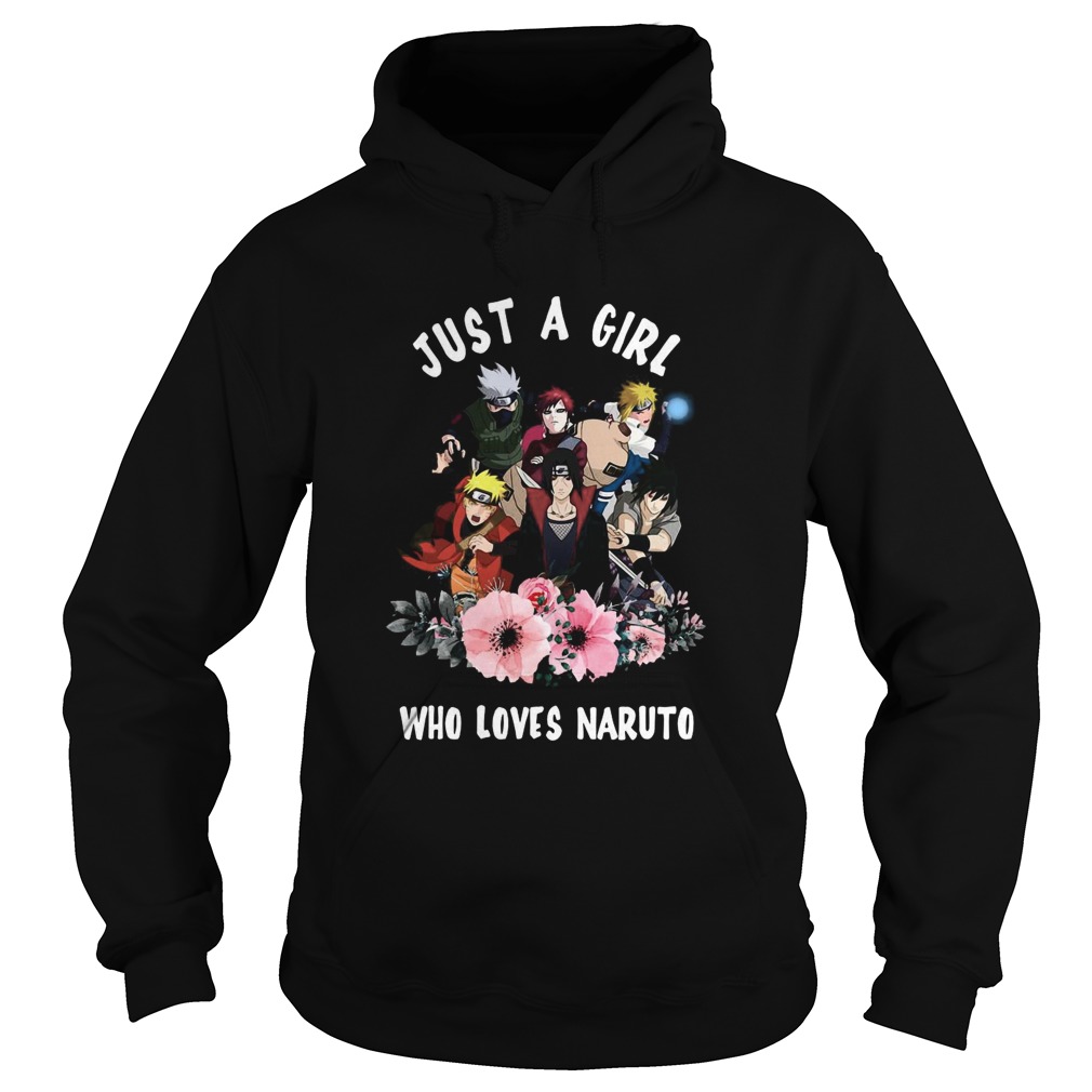 Just A Girl Who Loves Naruto Funny Hoodie