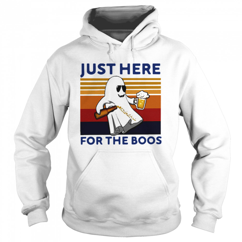 Just Here For The Boos Vintage Unisex Hoodie