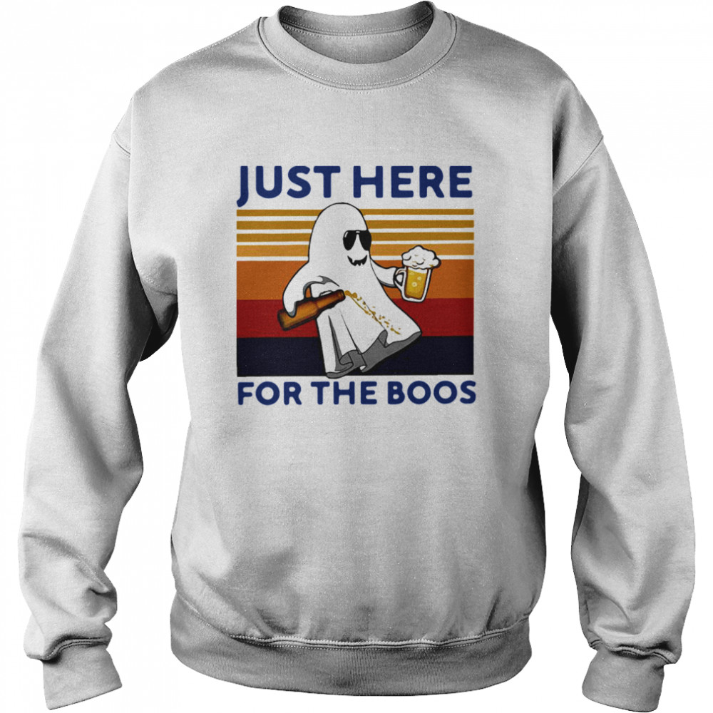 Just Here For The Boos Vintage Unisex Sweatshirt
