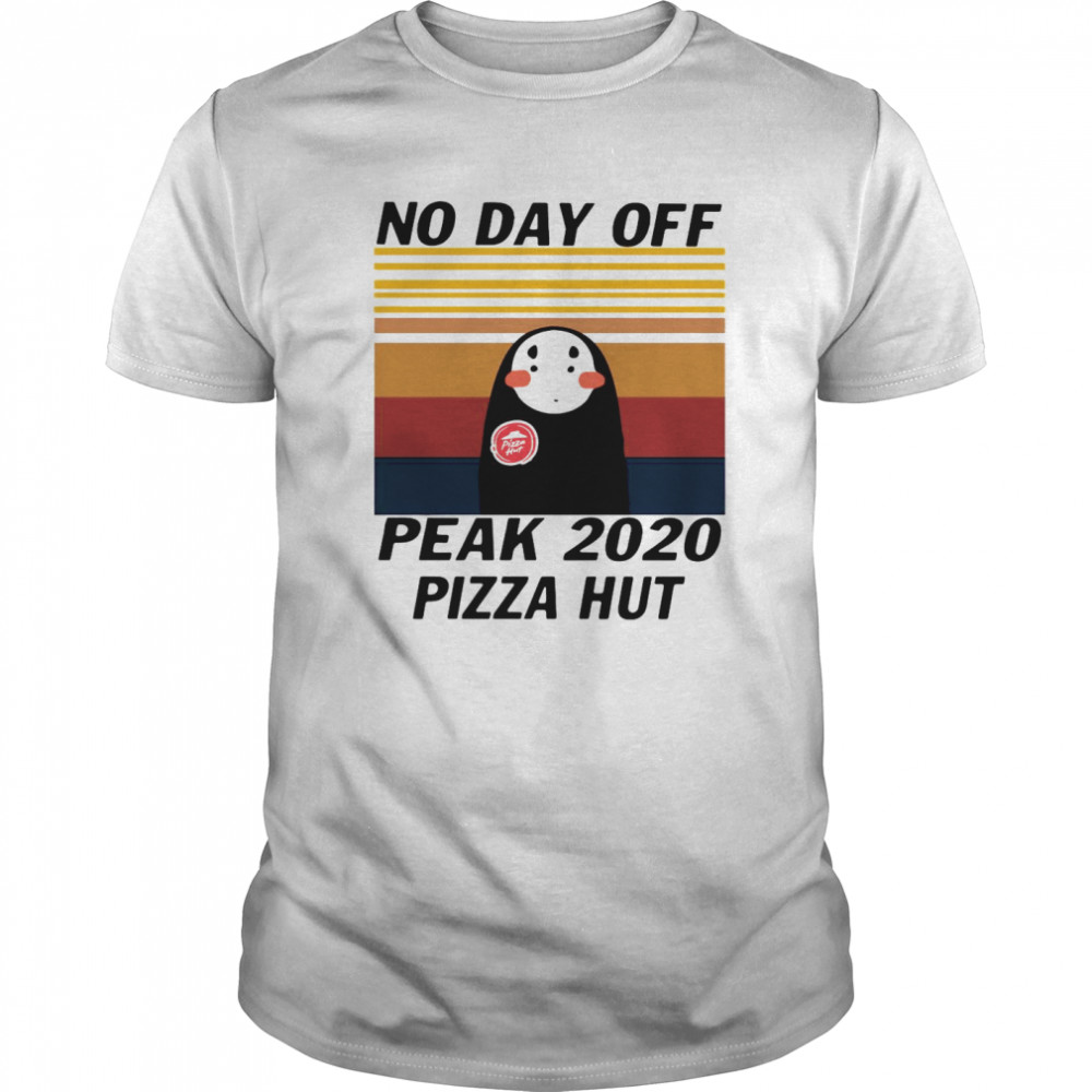 Kaonashi No Day Off Peak 2020 Pizza Hut Vintage shirt