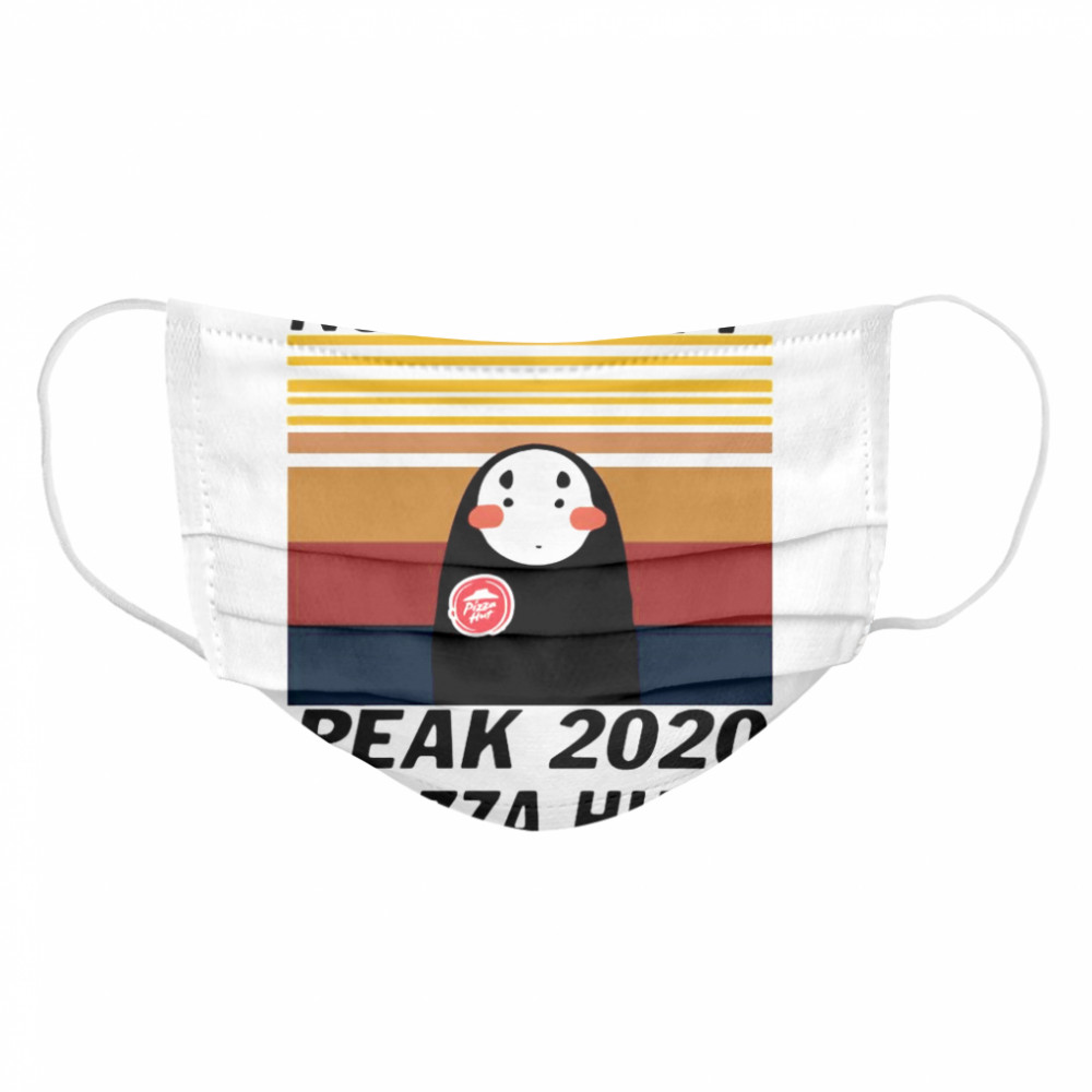 Kaonashi No Day Off Peak 2020 Pizza Hut Vintage Cloth Face Mask