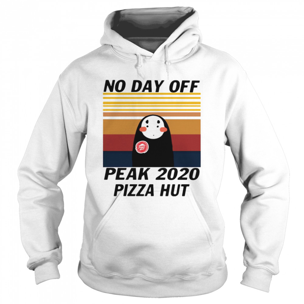 Kaonashi No Day Off Peak 2020 Pizza Hut Vintage Unisex Hoodie