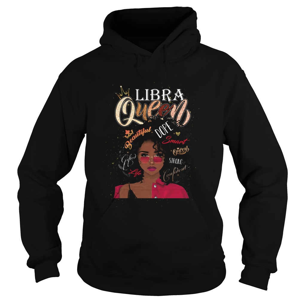 Libra Queen Beautiful Dope Black Women Hoodie
