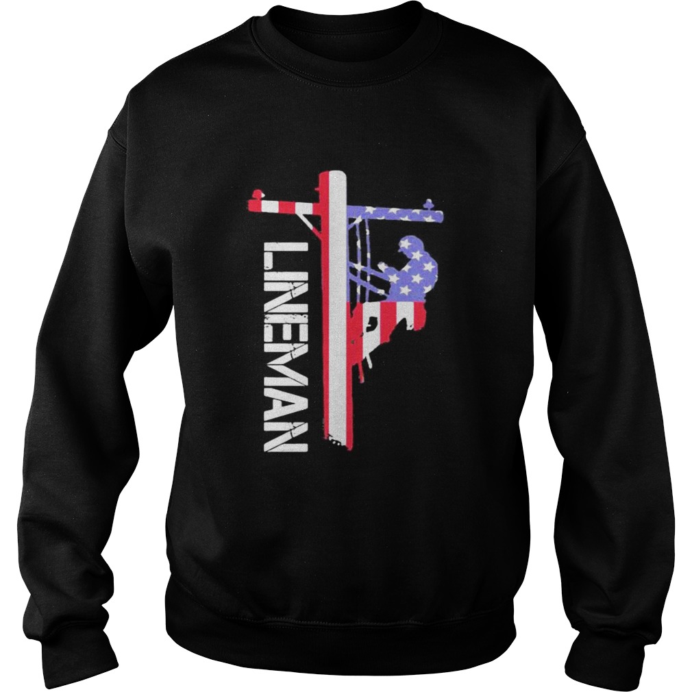 Lineman American Flag shirt - Trend Tee Shirts Store