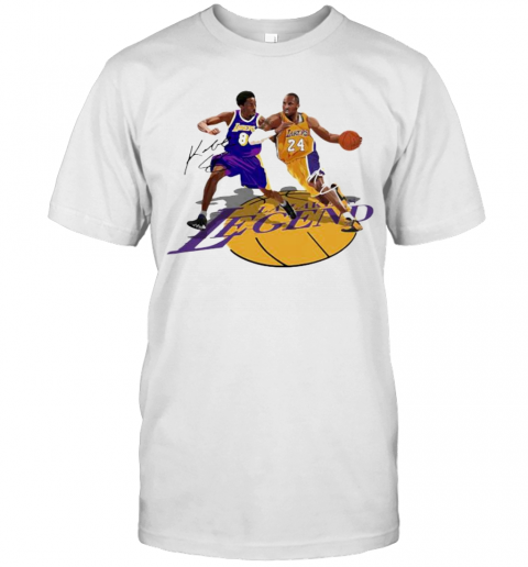 Los Angeles Lakers Lake Legends Signatures T-Shirt