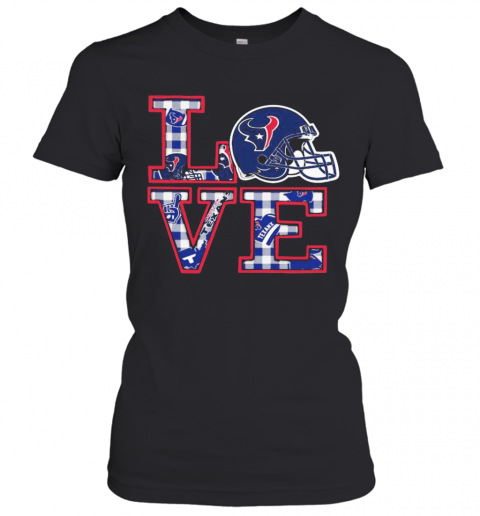 Love Houston Texas Football America T-Shirt Classic Women's T-shirt