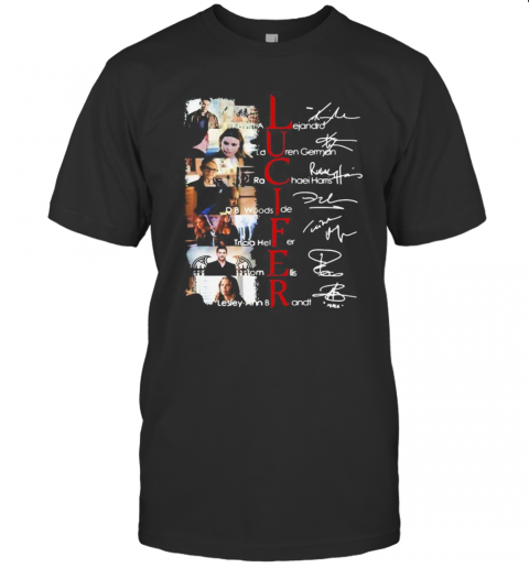 Lucifer Movie Characters Signatures T-Shirt