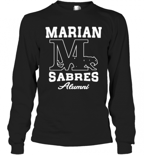 Marian Sabres Alumni Logo T-Shirt Long Sleeved T-shirt 