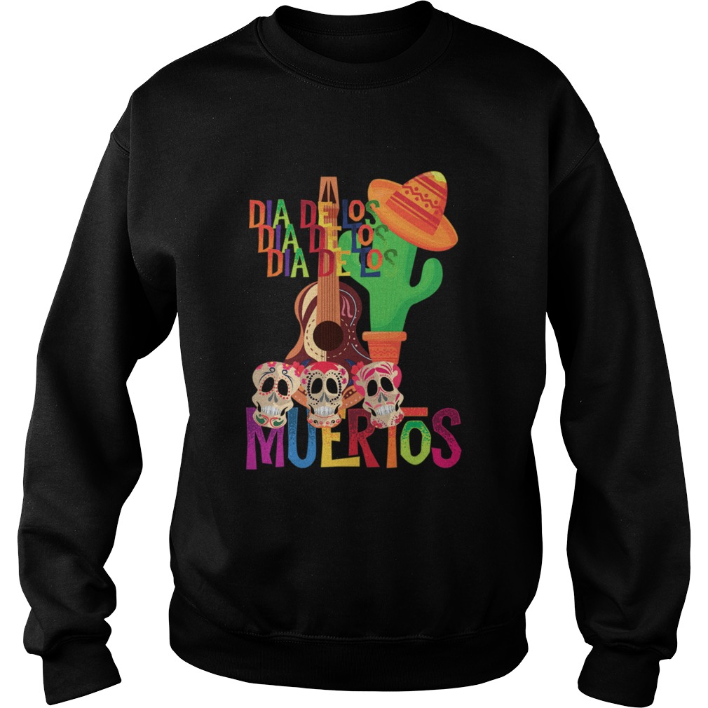 Mexicana Day Of The Dead Dia De Muertos Sugar Skull Sweatshirt