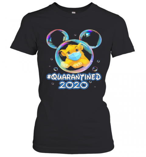Mickey Mouse Simba Wear Mask Quarantined 2020 T-Shirt Classic Women's T-shirt