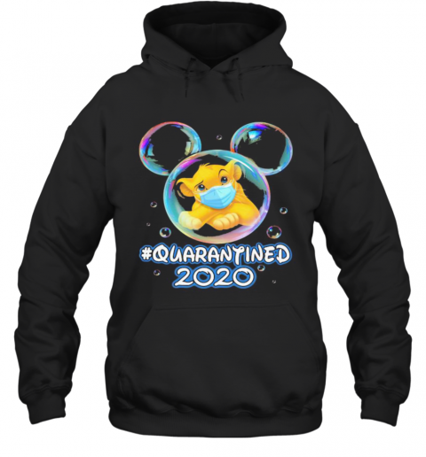 Mickey Mouse Simba Wear Mask Quarantined 2020 T-Shirt Unisex Hoodie