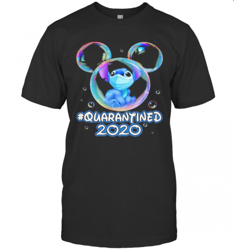 Mickey Mouse Stitch Wear Mask Quarantined 2020 T-Shirt