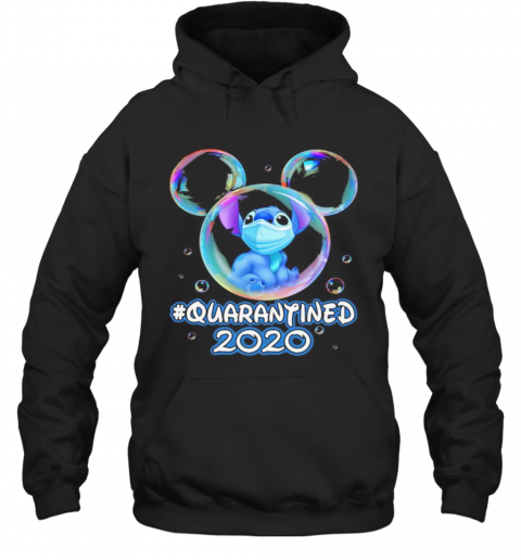 Mickey Mouse Stitch Wear Mask Quarantined 2020 T-Shirt Unisex Hoodie
