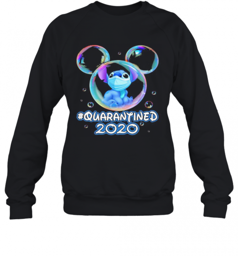 Mickey Mouse Stitch Wear Mask Quarantined 2020 T-Shirt Unisex Sweatshirt