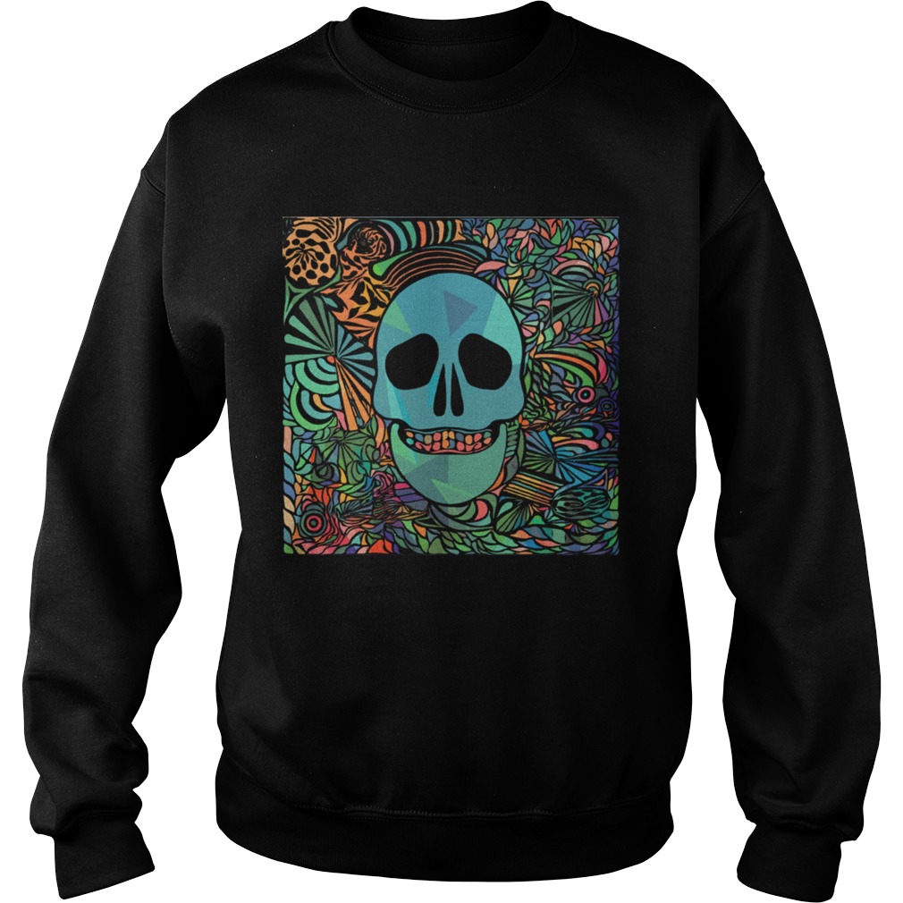 Nice Sugar Skulls Day Of The Dead Nola Colors Sweatshirt