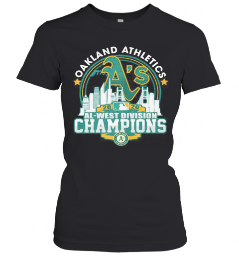 Oakland Athletics 2020 Al West Division Champions T-Shirt Classic Women's T-shirt