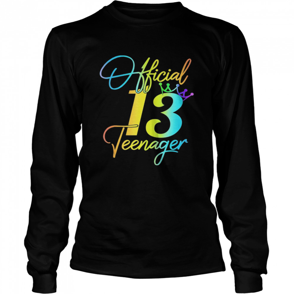 Office Teenager 13 Years Old Long Sleeved T-shirt
